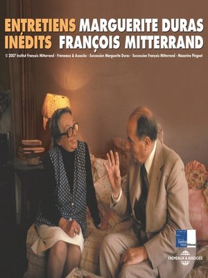 cover image of Marguerite Duras et François Mitterrand. Entretiens inédits